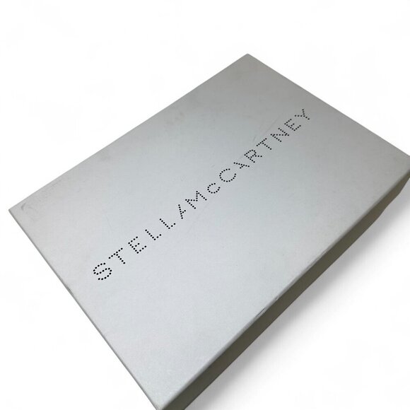 STELLA MCCARTNEY Groove Gold Chain Ankle Strap Pumps, Black, EU 38.5 NWT - Picture 16 of 16